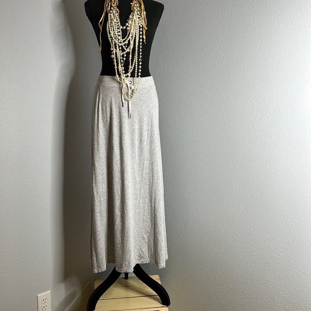 Joe Fresh Light Gray Maxi Skirt
